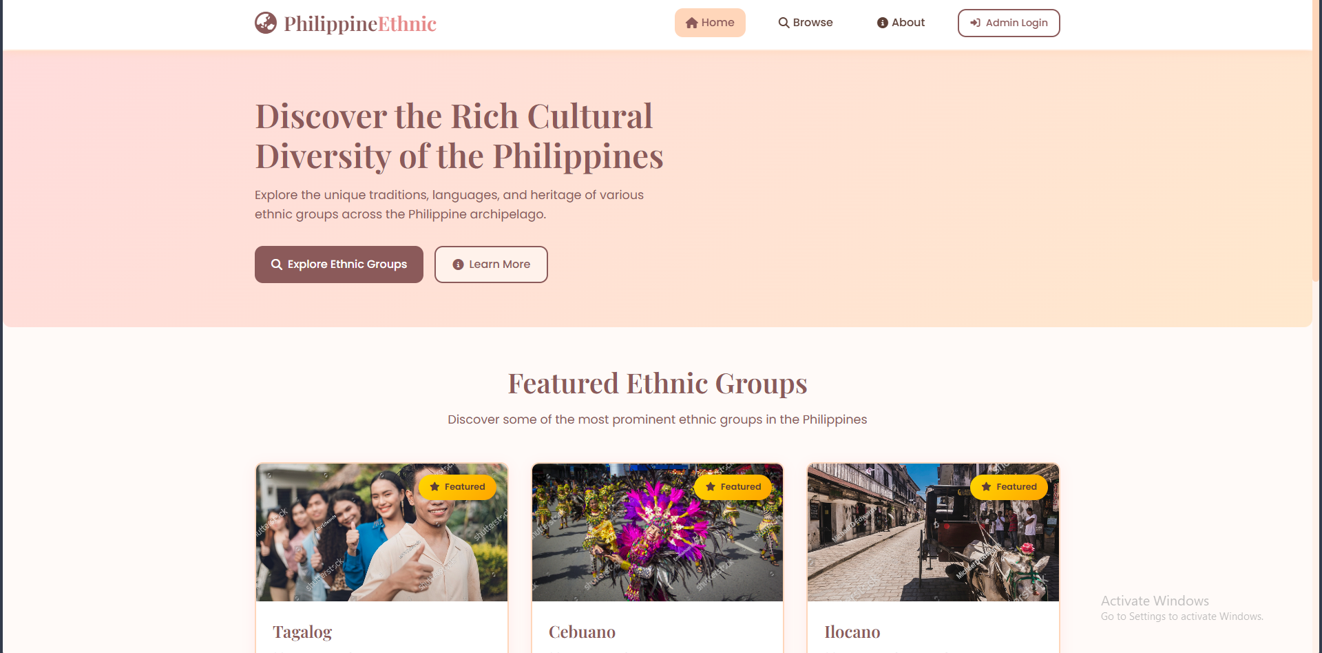 Philippine Ethnic Groups